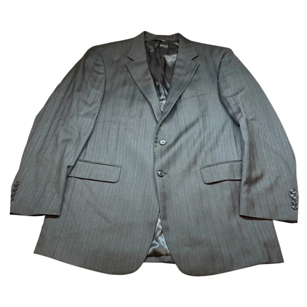 JOS. A BANK 100% Wool Blazer Suit Coat Jacket Gray Size 42R Menswear
